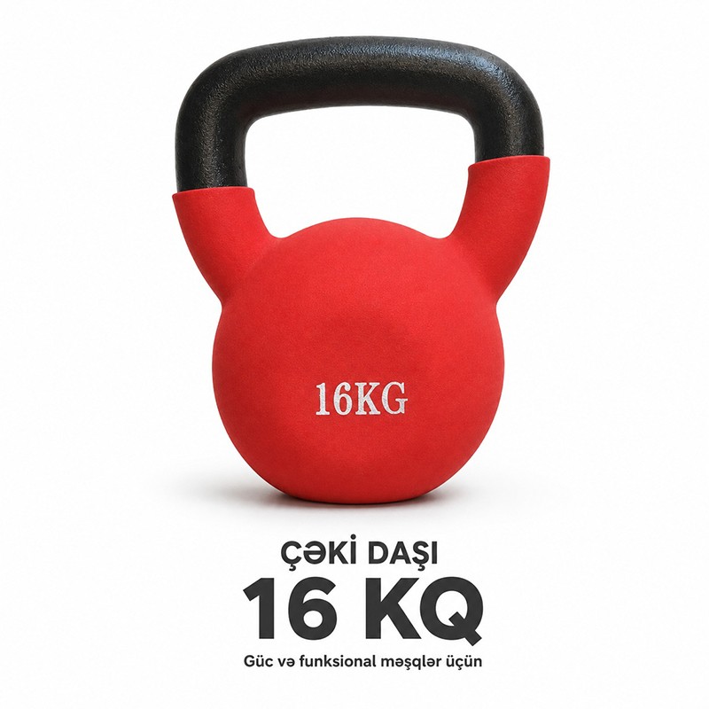 Çəki daşı Aspo, 16 kq, göy/qara gira